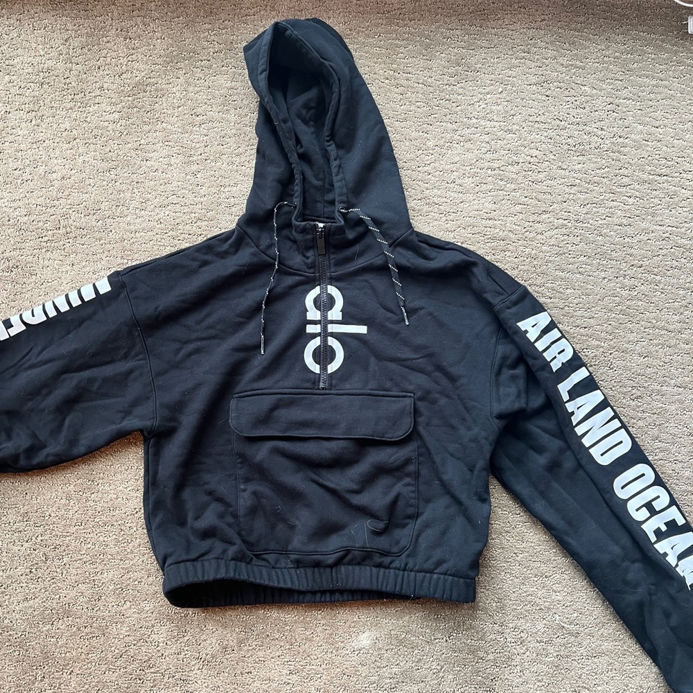 Alo oversized quarter zip “air land ocean”